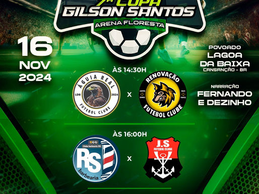 7ª Copa Gilson Santos tem início em Lagoa da Baixa com rodada dupla