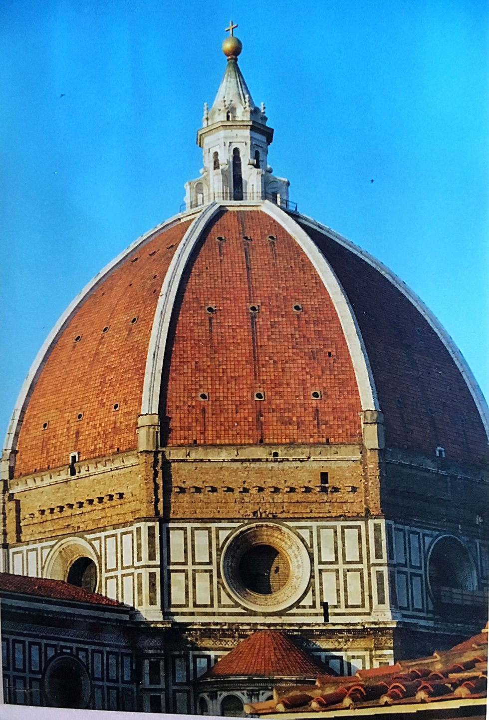 view of the Duomo out our apartment window