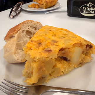 Portuguese camino pazo de mos tortilla