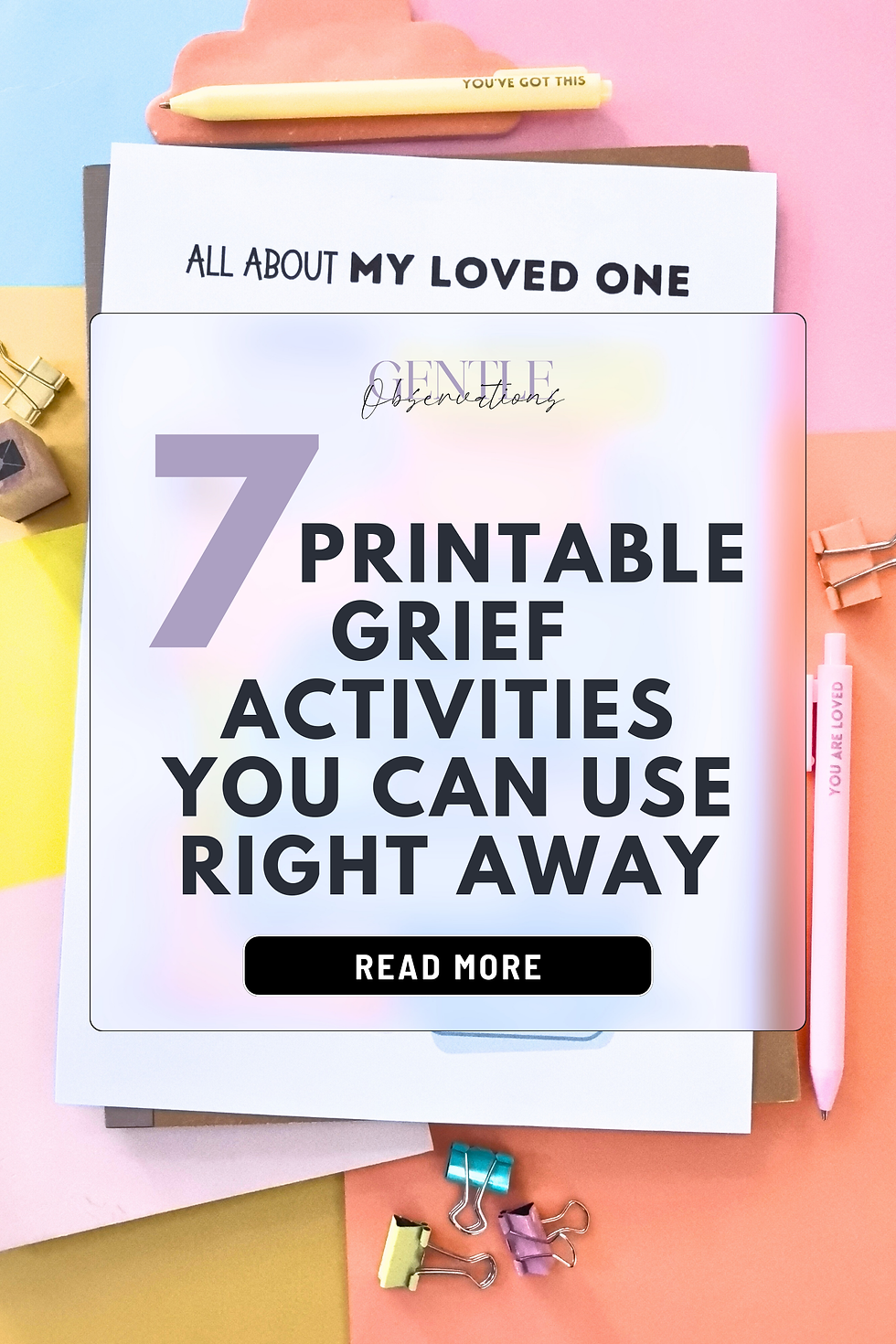 7 Printable Grief Activities You Can Use Right Away