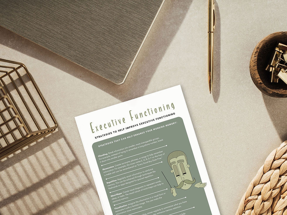 Thumbnail: Executive Functioning Strategies