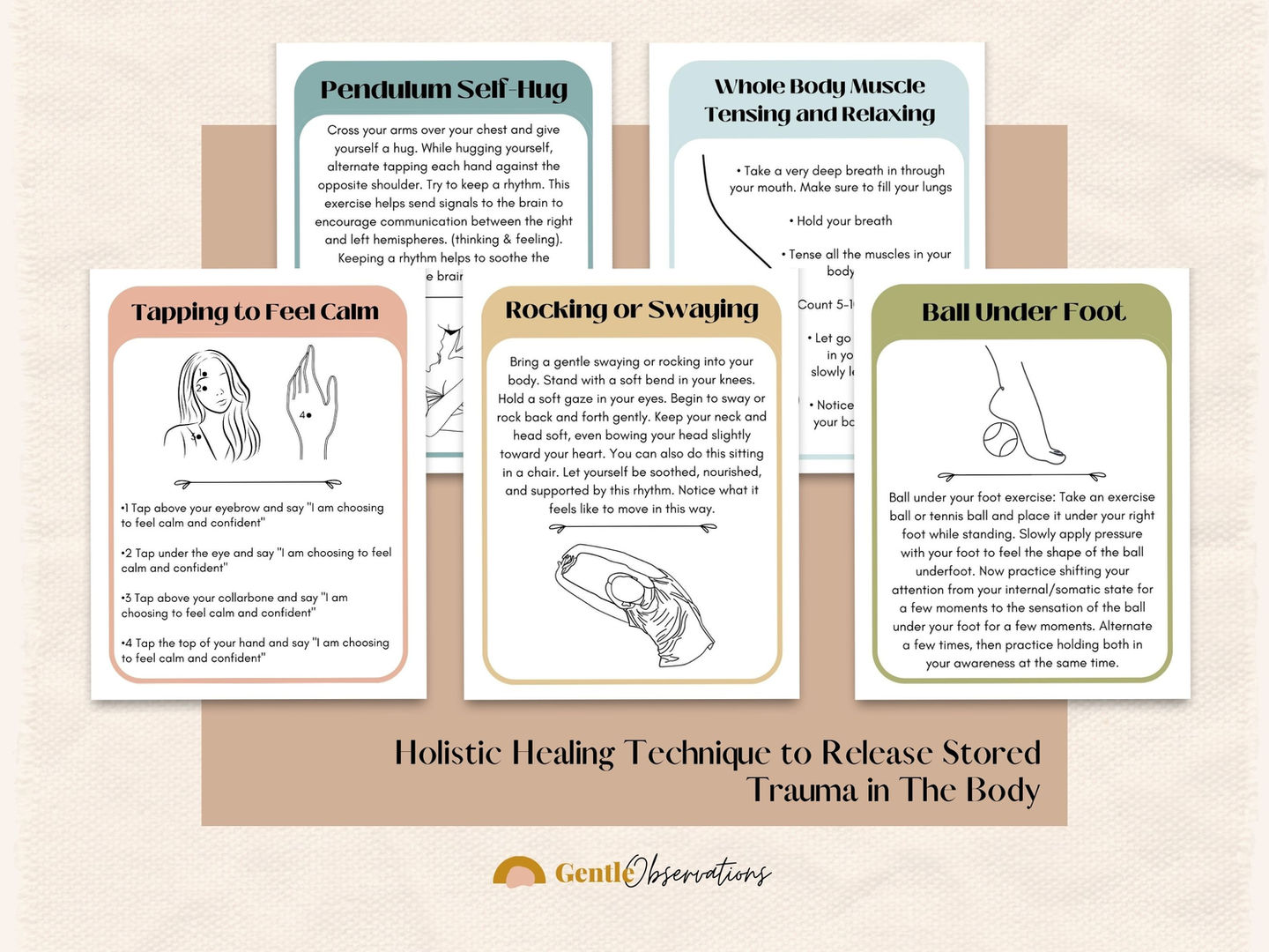 Holistic healing techniques to release stored trauma