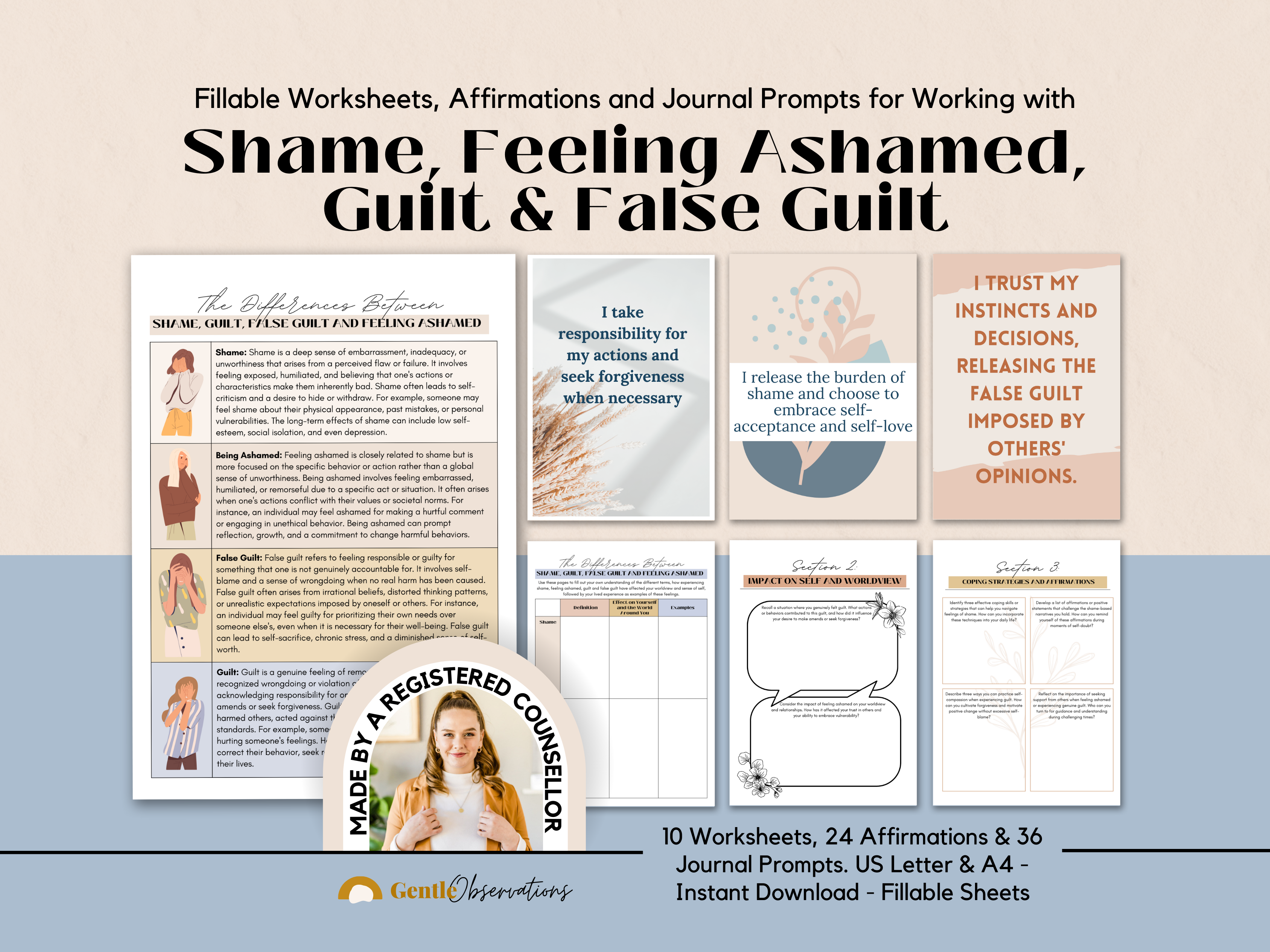 Shame Vs Guilt Mini Pack