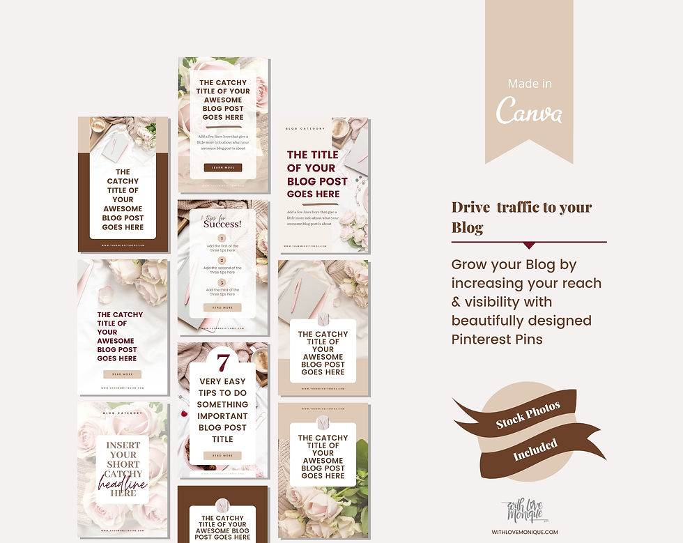 Thumbnail: 30 Pinterest Blog Pin Templates