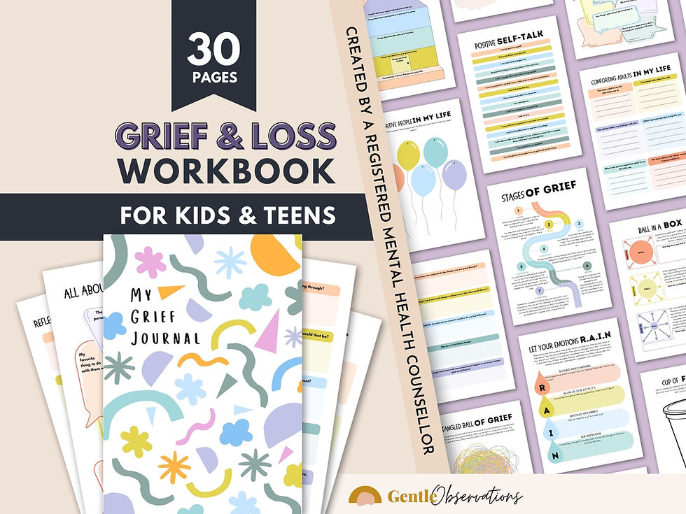 Kids Grief Workbook
