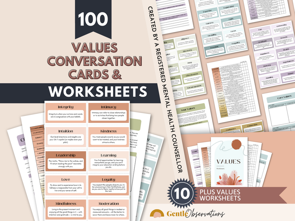 Values Cards & Sheets