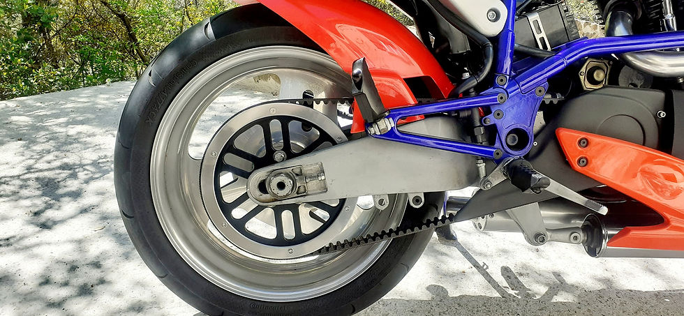 Miniature : BM-G0400.8A Poulie/Couronne de roue AR 61 dents buell Tubulaire X1,S1,M2,S2,S3