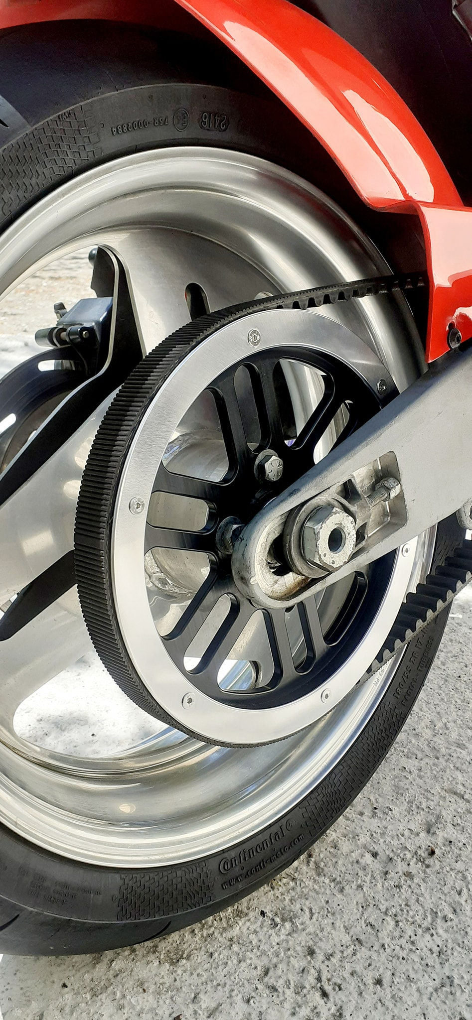 Miniature : BM-G0400.8A Poulie/Couronne de roue AR 61 dents buell Tubulaire X1,S1,M2,S2,S3