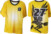 Custom design school jersey original eagle logo sublimation