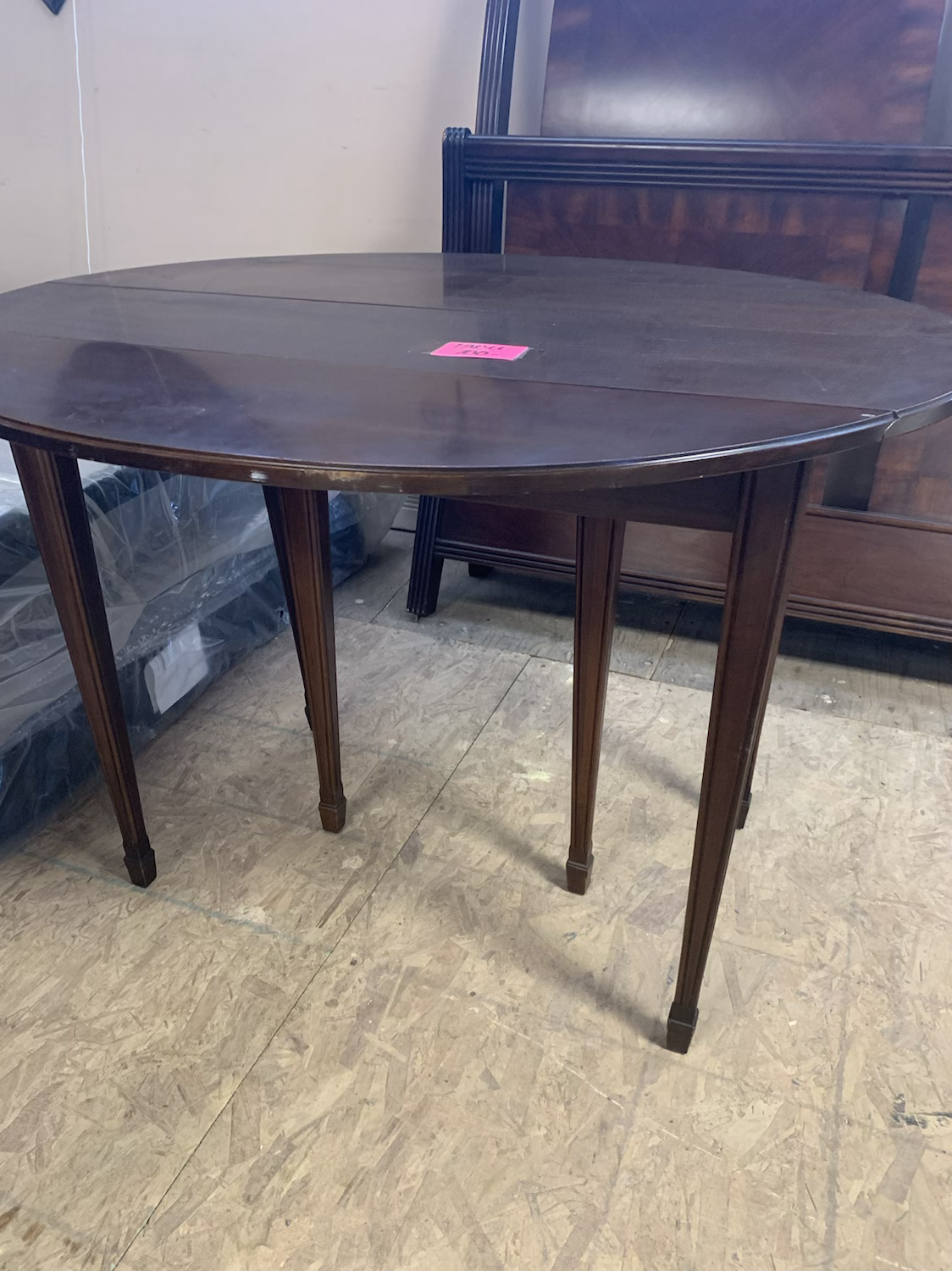 6 leg antique dining table 