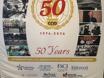 banner of CCID 50 years