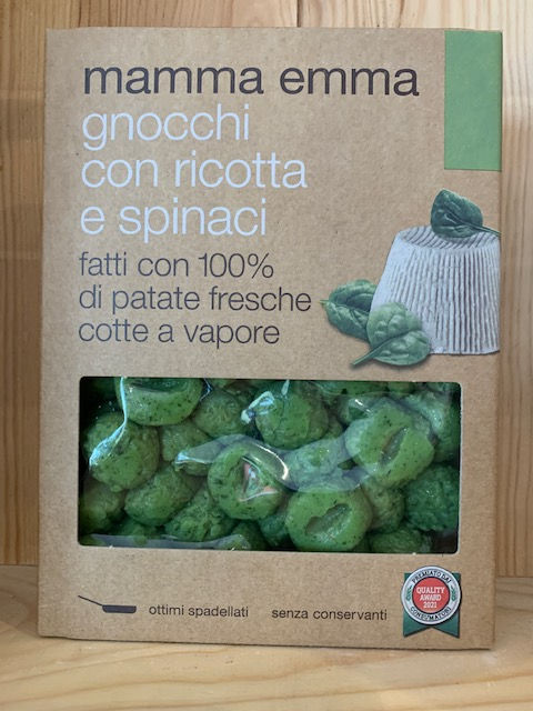 Fresh Spinach & Ricotta Gniocchi 400gr