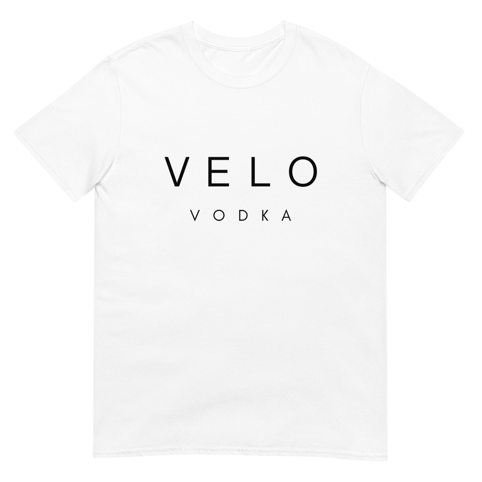 Black Logo Short-Sleeve Unisex T-Shirt | White & Light Grey Available