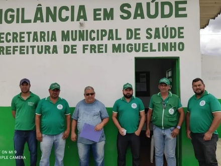 Diretos do SINDACS-PE participam de reunião no município de Frei Miguelinho