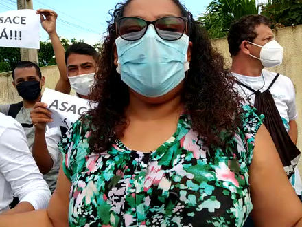 SINDACS-PE participa de ato em apoio aos ASACES aprovados