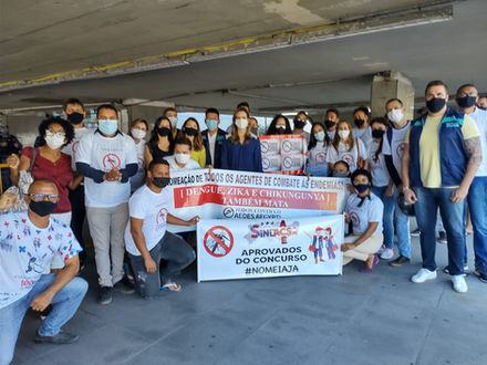 SINDACS-PE participa de ato pela nomeação de novos ASACEs no Recife