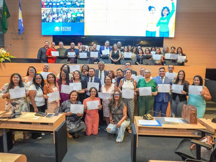 Homenagem na Câmara Municipal do Recife
