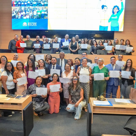 Homenagem na Câmara Municipal do Recife