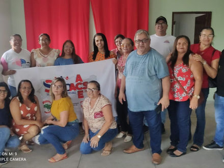 Diretores do SINDACS-PE participam de reunião no município de Santa Terezinha