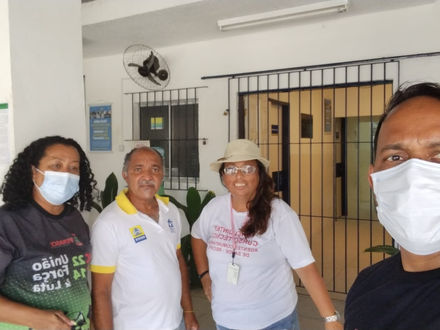 Comando de greve do SINDACS-PE visita distritos e ressalta importância da adesão