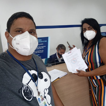 O SINDACS PE entrega ofícios em Jaboatão dos Guararapes