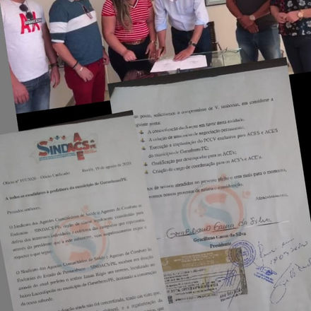 Representantes do SINDACS PE participam de reunião com candidatos a prefeito de Garanhuns
