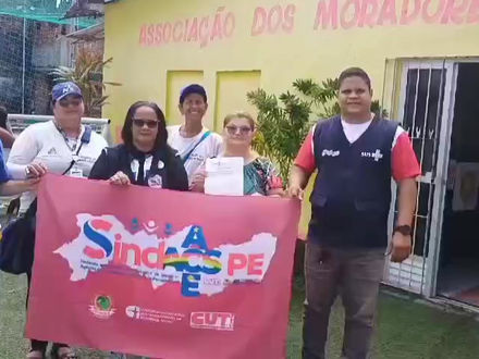 Atendimento jurídico é realizado em Abreu e Lima com apoio da direção do SINDACS PE