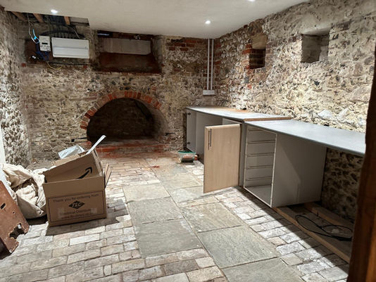 From Basement to Garden — A Circular Approach. Suffolk , Bury St Edmunds. A Courtyard in a period property