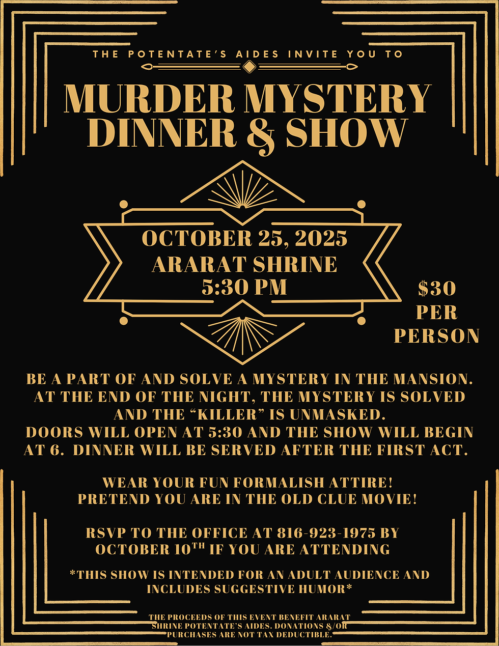 Murder Mystery Dinner and Show