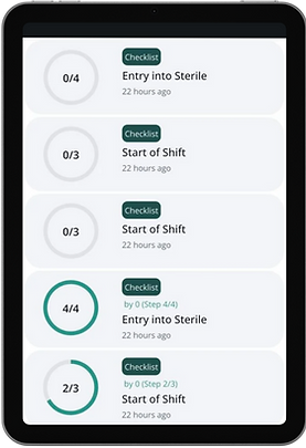 TemsAI helps to fast and easy build check0lists for the shop floor operations