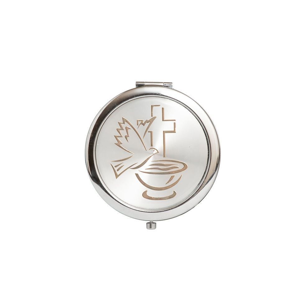gold holy cup mirror