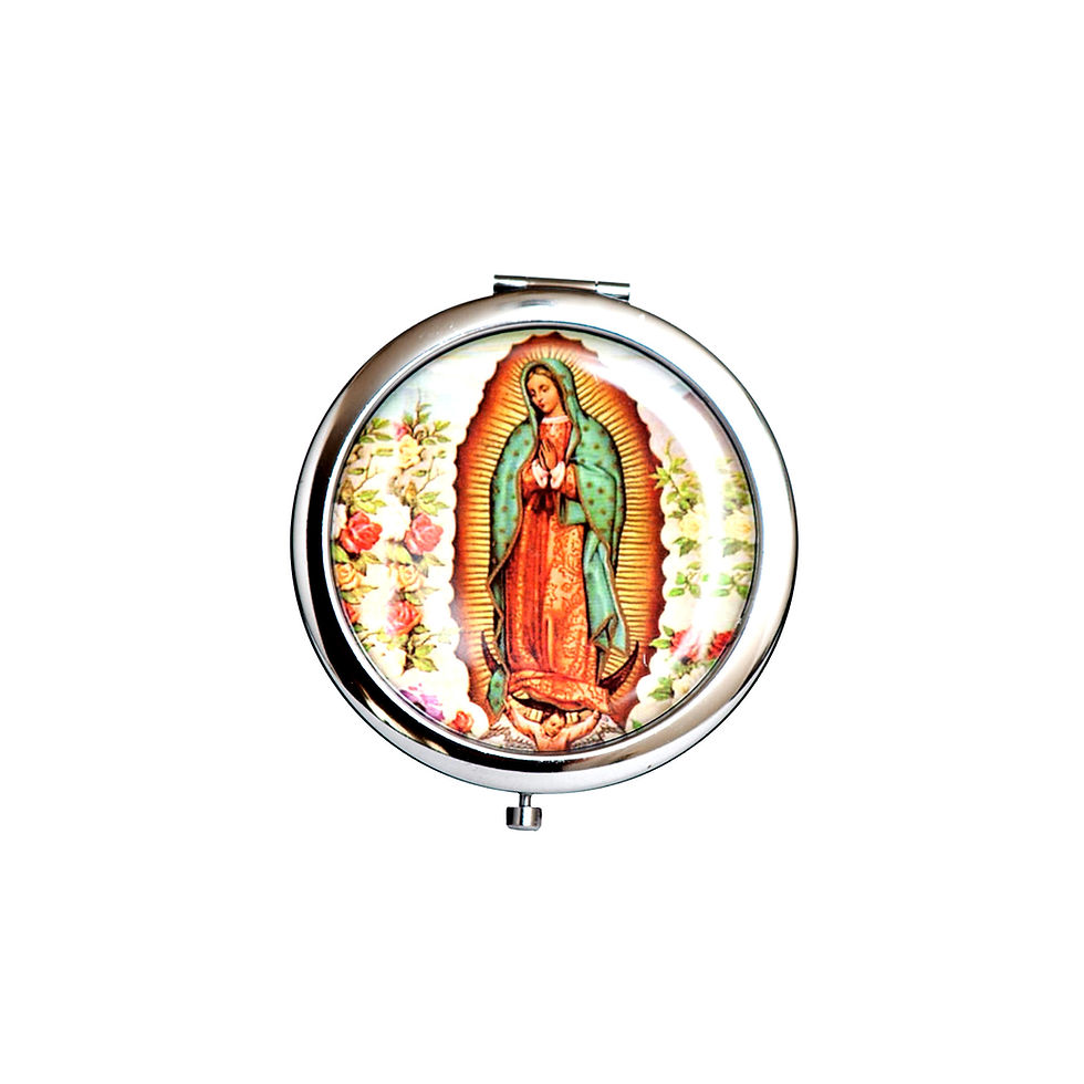 guadalupe compact mirror