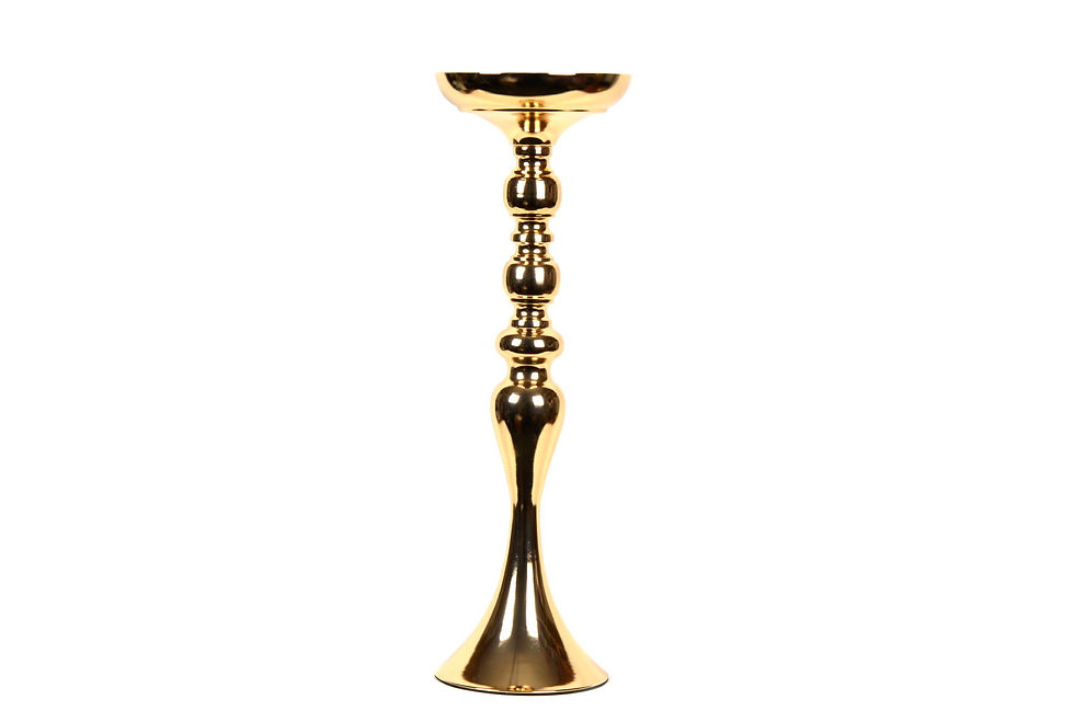 gold candle holder