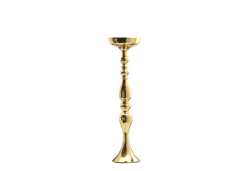 gold candle holder