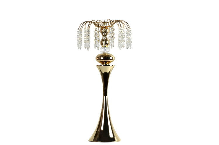 gold candle holder