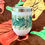 Thumbnail: 11oz Tumbler - Maile Lei Light Green Palaka