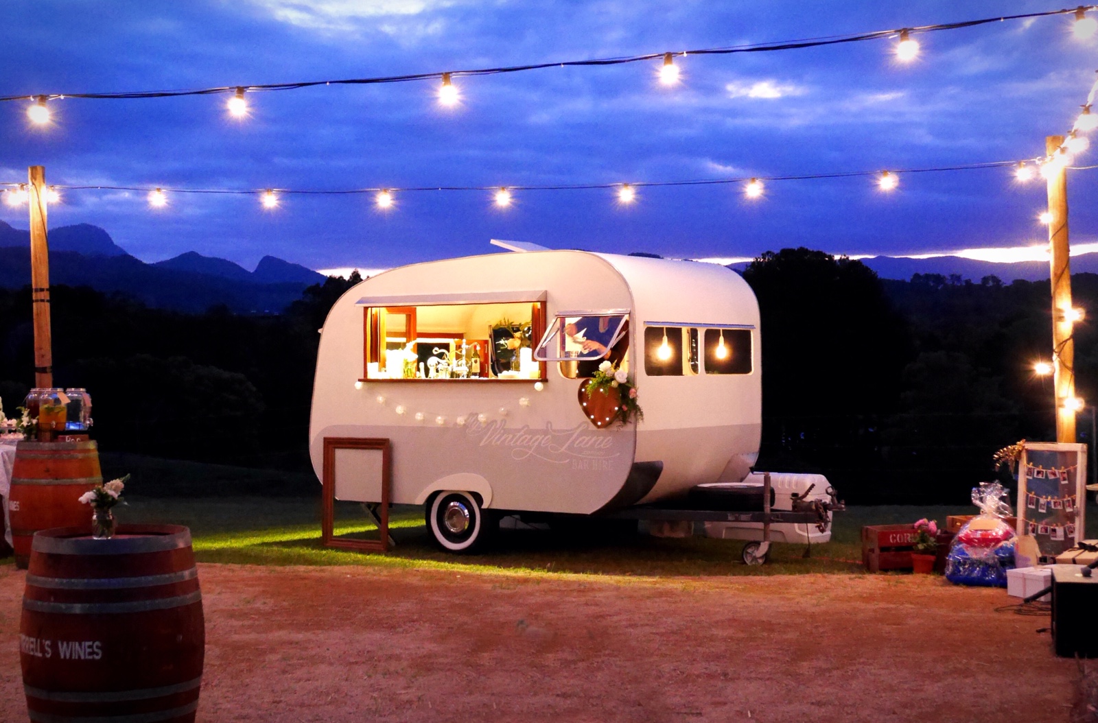 Vintage Caravan Bar & Cafe Hire My Vintage Lane Gold Coast Photo