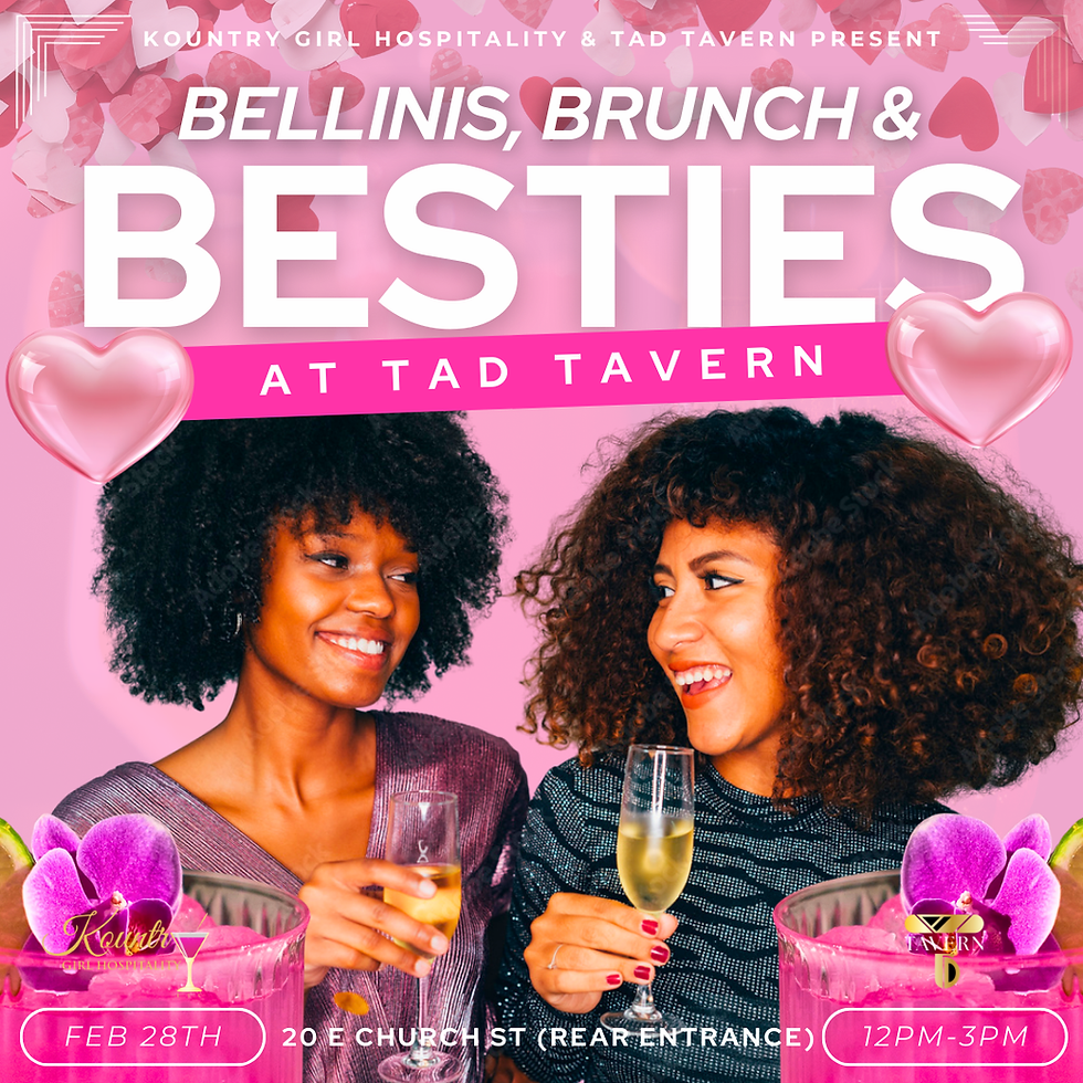 Bellinis. Brunch. Besties. 🥂