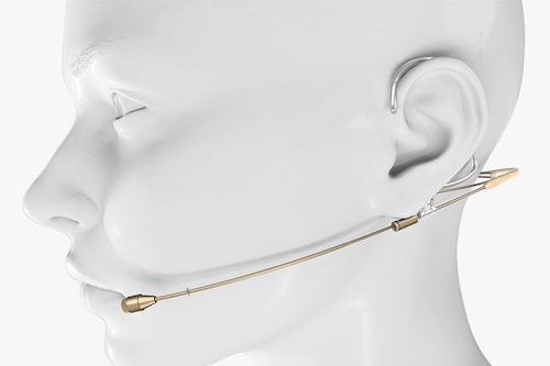 DPA Microphones 4466 CORE+ Omni Headset Mic, MicroLock