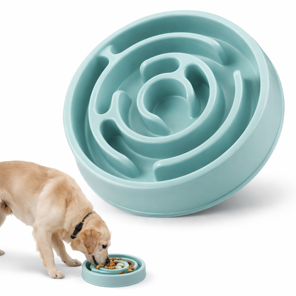 Slow Feeder Dog Bowl for Healthier Eating & Digestion
