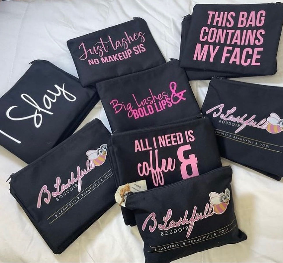 B Lashfull Cosmetic Bags