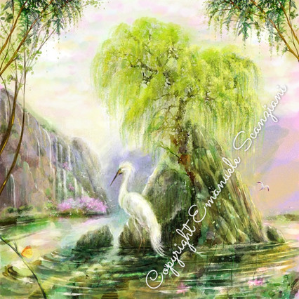 ES018 WHITE CRANE