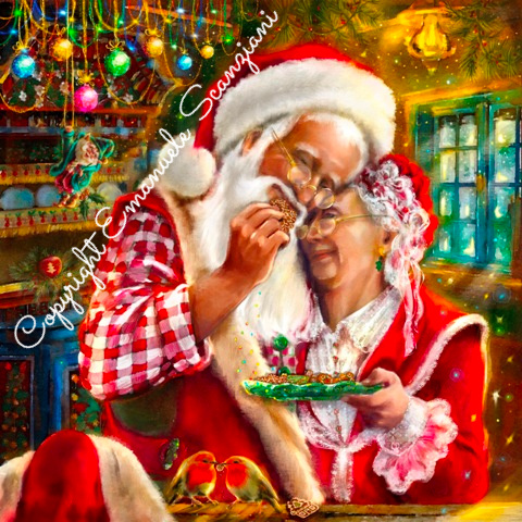ES009-1 SANTA AND HIS WIFE ROBIN