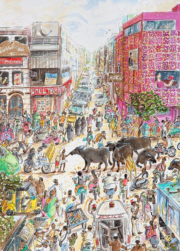 ILLUSTRATIONS DE PONDICHERY