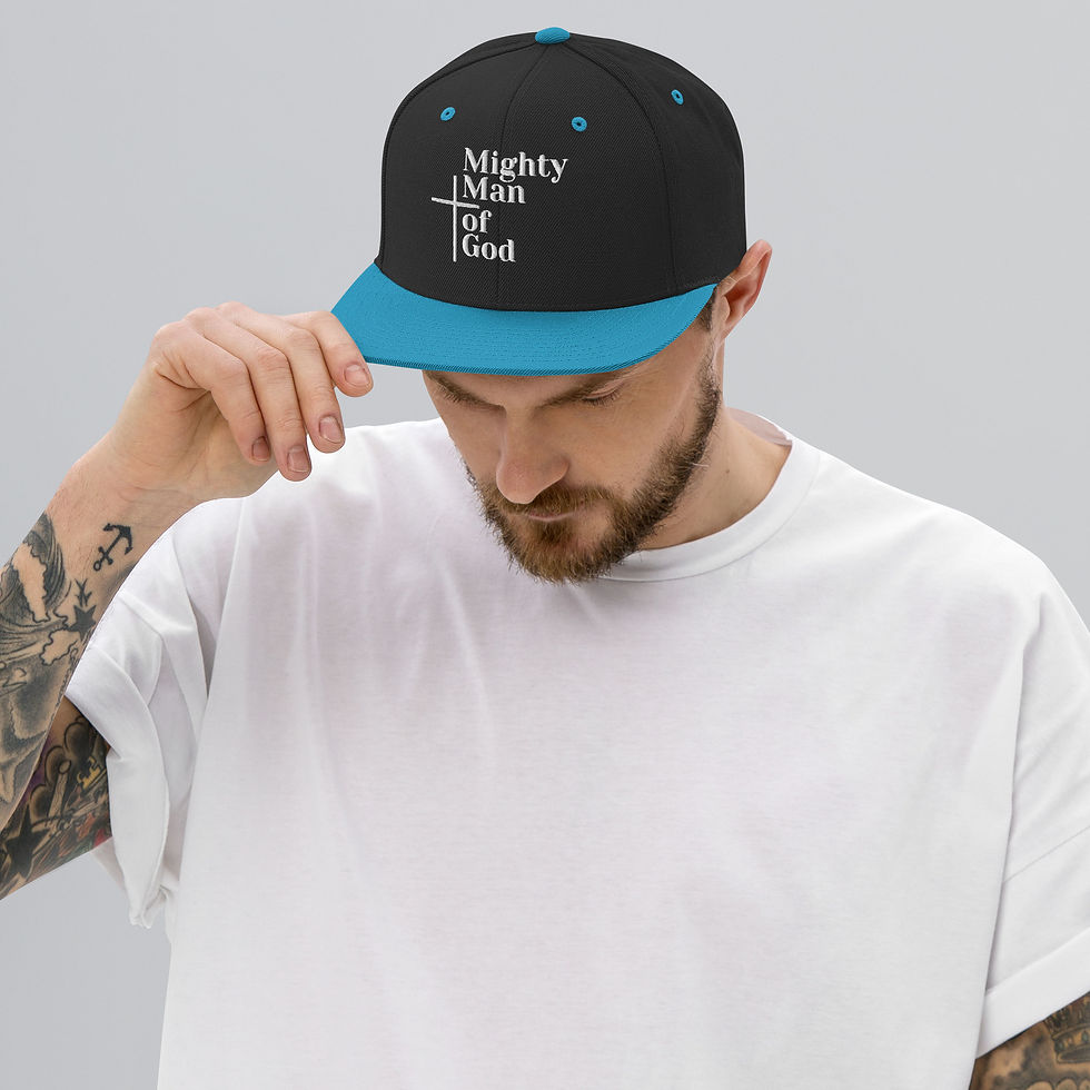 Thumbnail: Mighty Man of God Snapback Hat