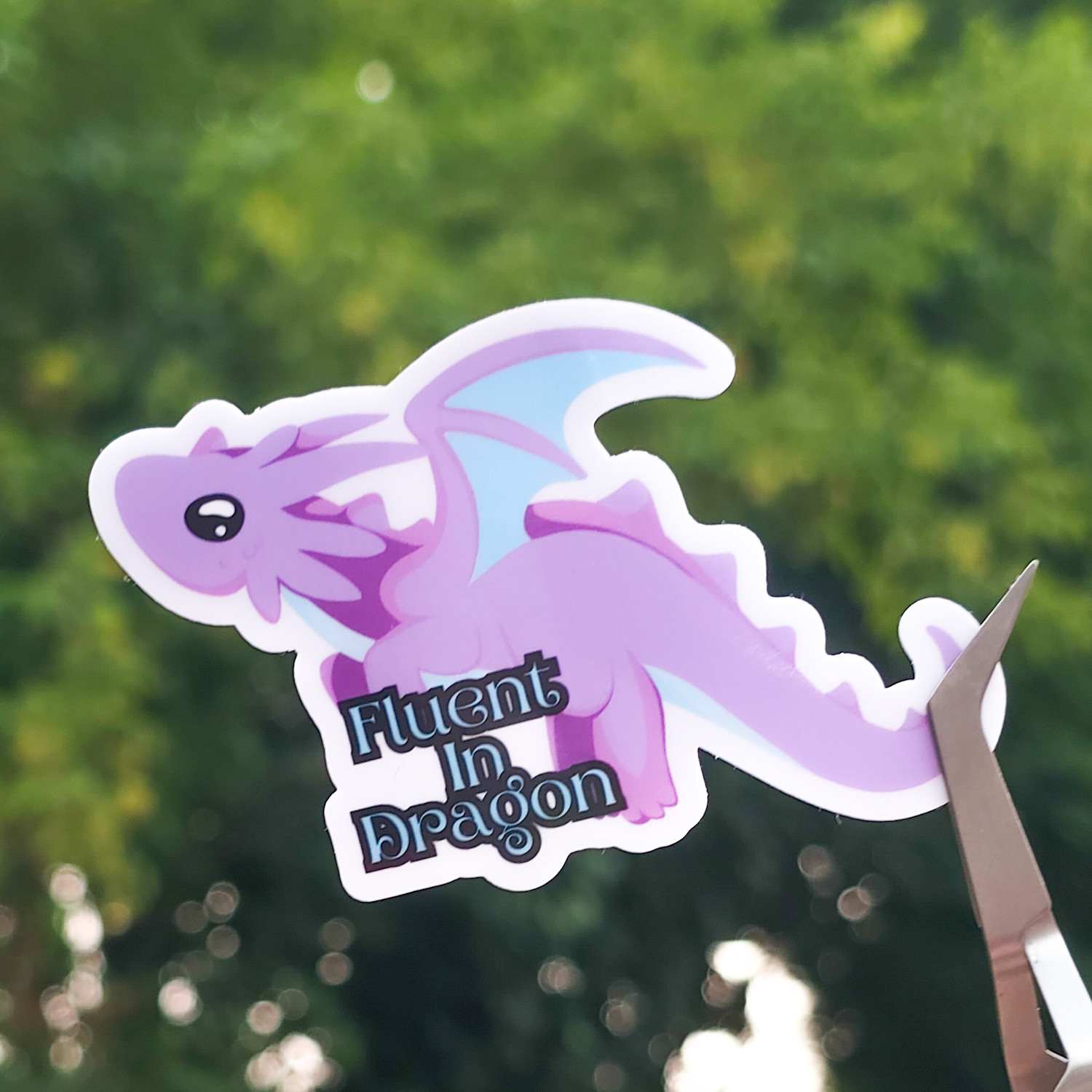 Fluent in Dragon Sticker