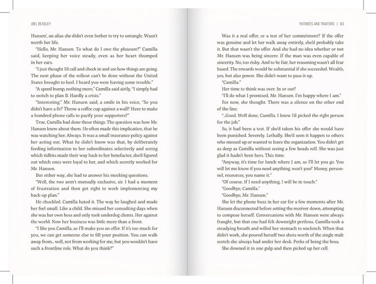 Professional fiction book interior layout, design, formatting, typesetting