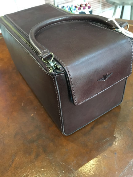 Gentleman's Leather Grooming Bag