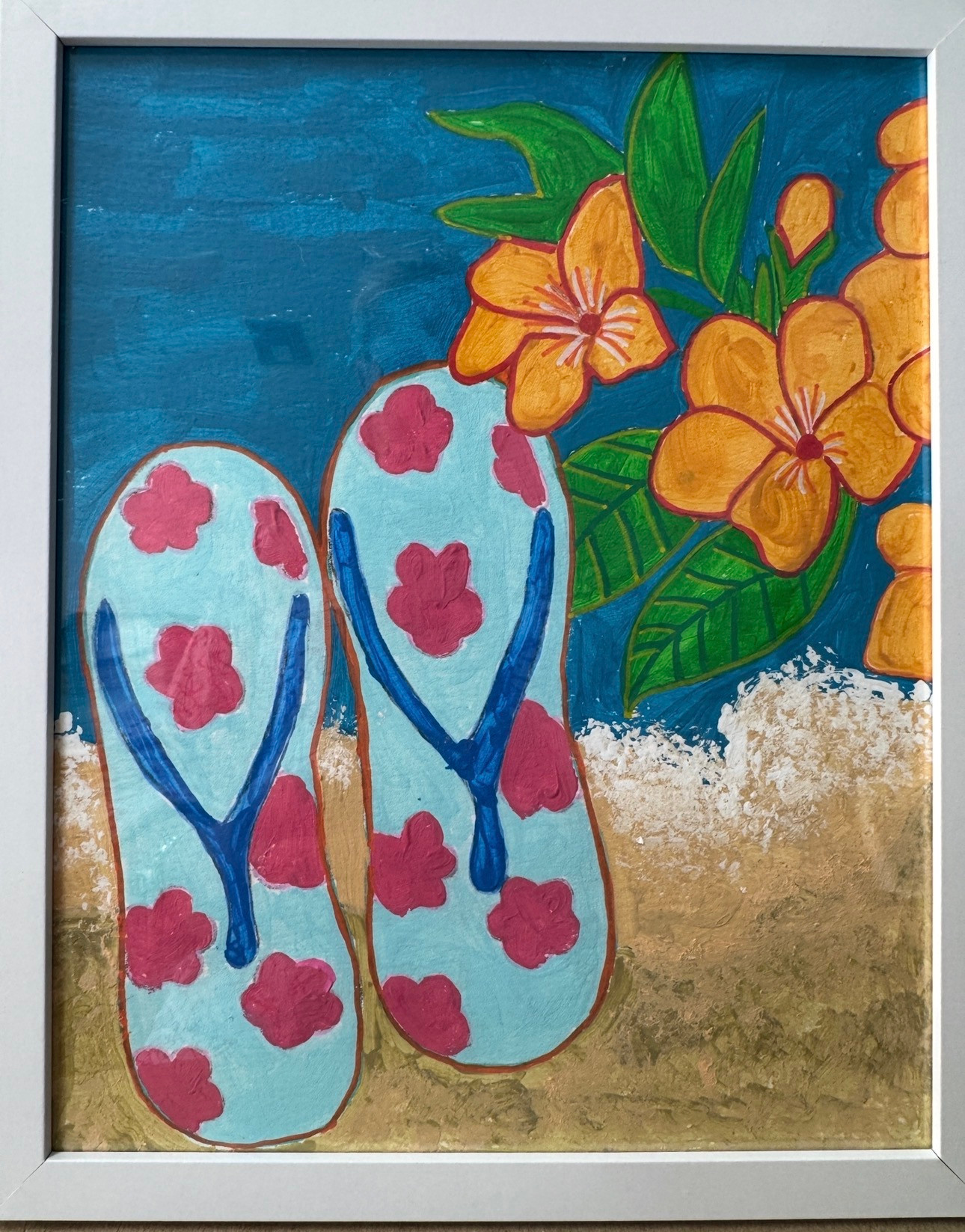 Flip Flops Acrylic Paint & Sip Workshop | TPHAF.Inc