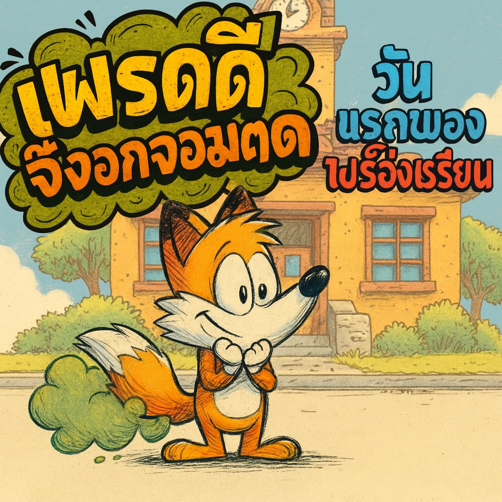 เฟรดดี้ จิ้งจอกจอมตด : วันแรกของการไปโรงเรียน (PDF) Freddy in Thai